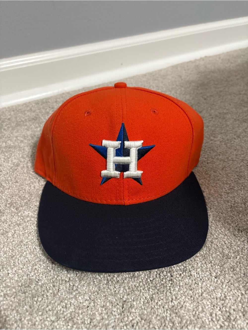 Orange & Navy Houston Astro’s Baseball Cap